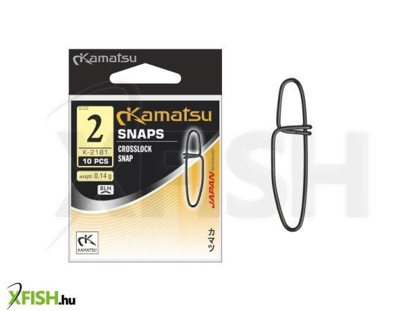 Kamatsu Crosslock Snap K2181 Pergető Kapocs 00-ás 10db/csomag