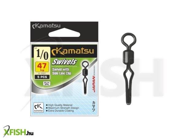 Kamatsu Swivel With Side Line Clip K1031 Klipszes Forgó 4-es 32Kg 5db/csomag