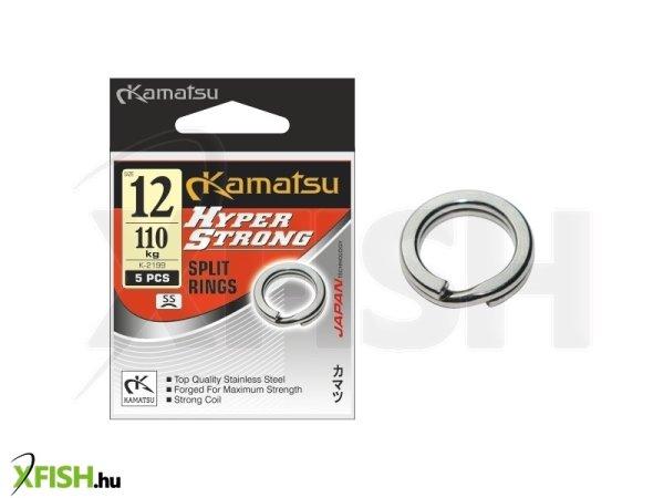 Kamatsu Hyper Strong Split Ring K-2199 Műcsalis Karika Ss 9 mm 94 Kg 5
db/csomag