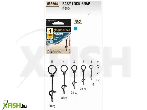 Kamatsu Easy Lock Snap Kapocs 0 Bln 7 Kg 10 db/csomag