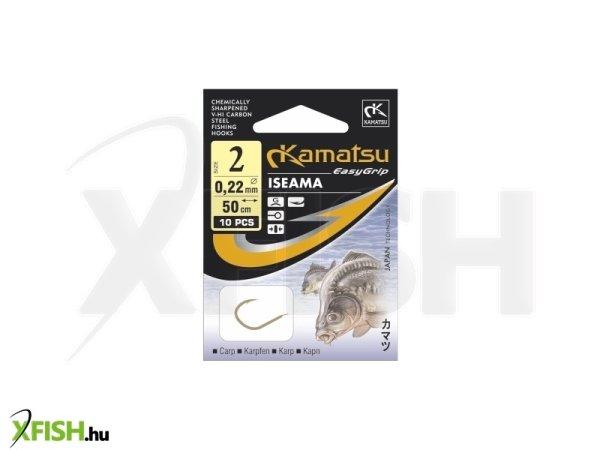 Kamatsu Carp Iseama Előkötött Bojlis Horog Black Nickel 50 cm 0,25 mm 1 Blnr
10 db/csomag