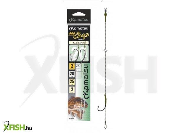 Kamatsu Pro Carp Kiji Expert Előkötött Bojlis Horog 20 cm 25 Lbs 2 Blnr Black
Nickel 2 db/Csomag