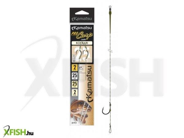 Kamatsu Pro Carp Koi Bari Előkötött Bojlis Horog 25 cm 25 Lbs 4 Blnr Black
Nickel 2 db/Csomag