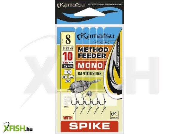 Kamatsu Mono Kantousure Monofil Zsinóros Előkötött Horog Csalitüskés 10cm
0.18mm 12-es 5db/csomag