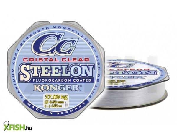 Konger Steelon Cristal Clear Fluorocarbon Coated Monofil Zsinór 100m 0,40mm
15,3Kg