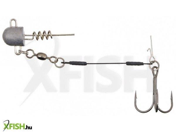 Konger Swimbait System Single Stinger Rablóhalas Előkötött Horog 9cm 5g
1.0-ás 27kg 1db/csomag