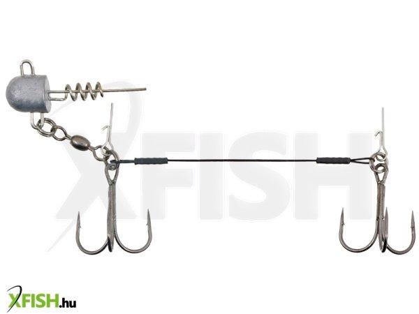 Konger Swimbait System Double Stinger Rablóhalas Előkötött Horog 12cm 5g
2.0-ás 27Kg 1db/csomag