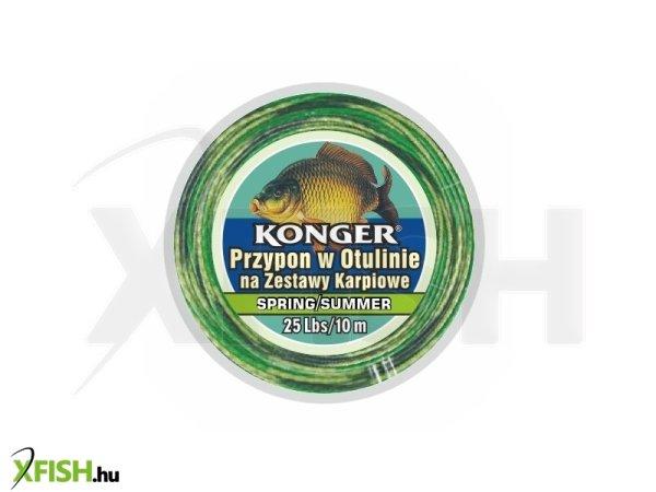 Konger Team Carp Leader Semi Stiff Skin Line Spring Summer Fonott Előkezsinór
10m 35Lbs
