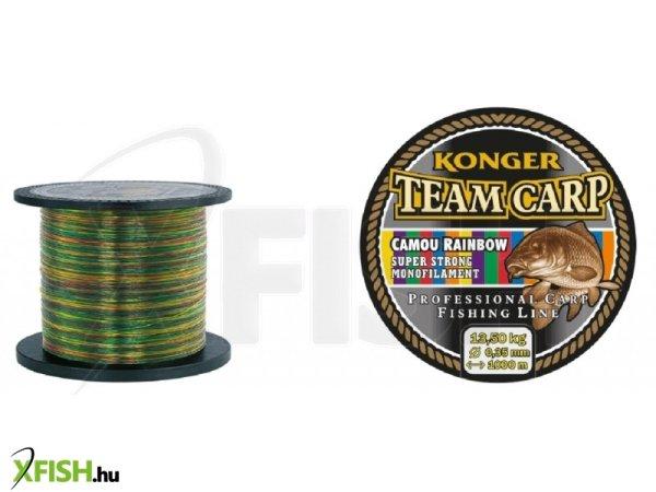 Konger Team Carp Camou Rainbow Monofil Zsinór 1000m 0,25mm 8,0Kg