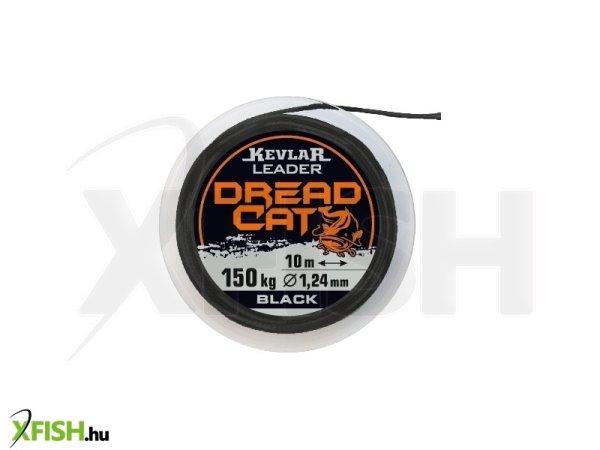 Dread Cat Kevlar Rigging Line Black Harcsázó Előkezsinór 10m 0.78mm 80kg