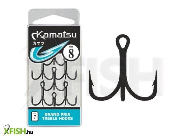 Kamatsu Grand Prix Treble Hármashorog 08 Bln Black Nickel 7 db/csomag