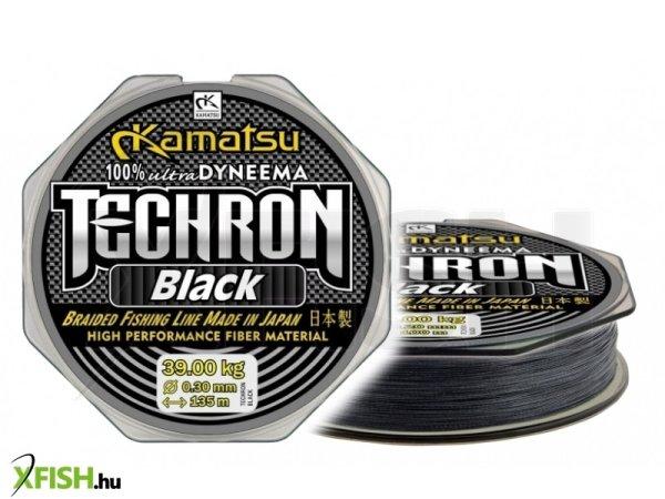 Kamatsu Braid Techron Black Fonott Zsinór 100m 0,22mm 25,0Kg