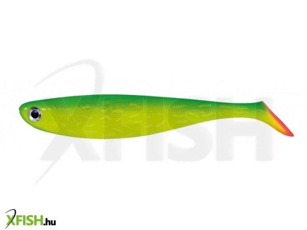 Konger Power Pike Gumihal Green Lemon 11cm 4 db/csomag