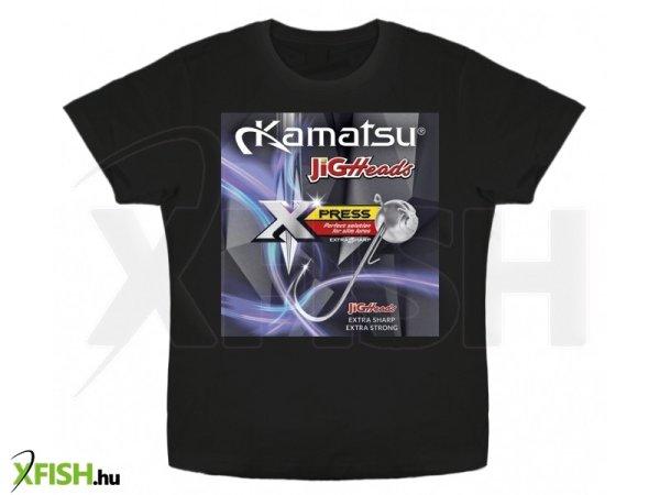 Kamatsu Jig Heads Póló Fekete S