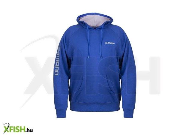 Shimano Shm Pull Over Hoodie Horgász Pulóver Kék Xxxl