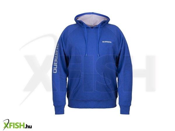 Shimano Shm Pull Over Hoodie Horgász Pulóver Kék Xxl