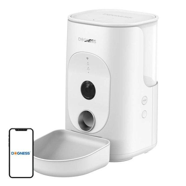 Dogness F15 WiFi 4L smart food dispenser with camera with plastic container
(white)