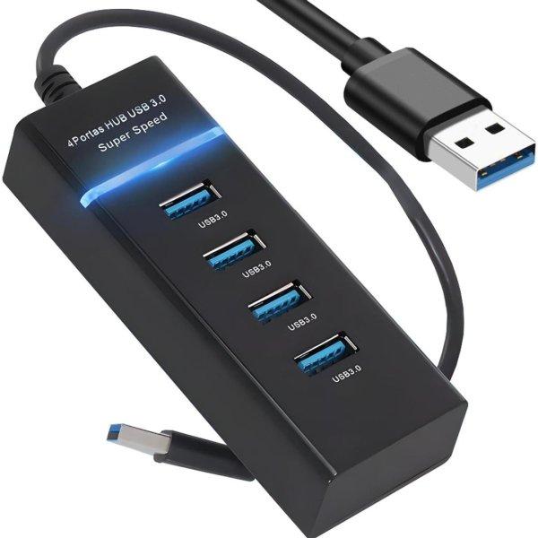  USB 3.0 hub, 4 portos elosztó adapter