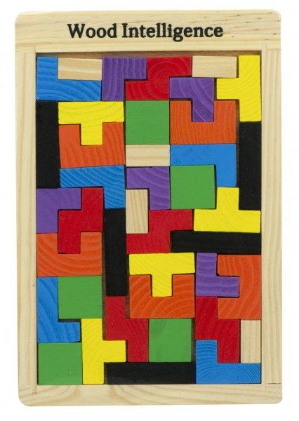 Fa tetris puzzle játék