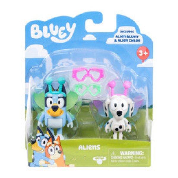 Bluey Figura Dupla Csomag Űrlények Bluey And Chloe