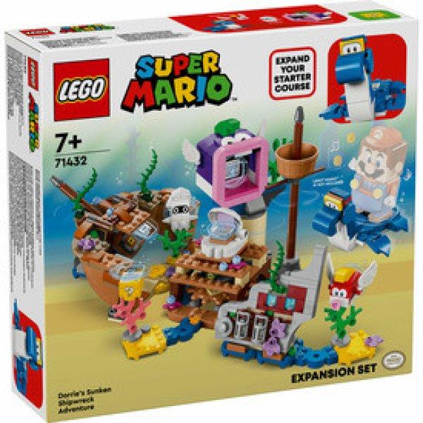 LEGO Super Mario 71432 Dorrie elsüllyedt hajóroncs kalandjai kiegészítő
szett