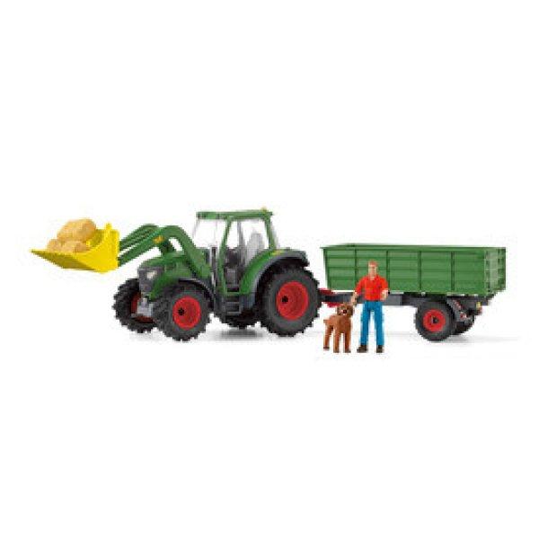 Schleich traktor utánfutóval