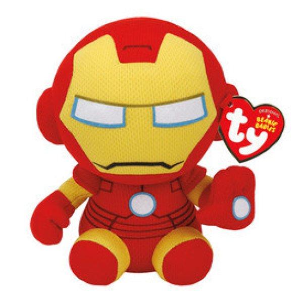 Beanie Babies plüss figura Marvel IRON MAN, 15 cm