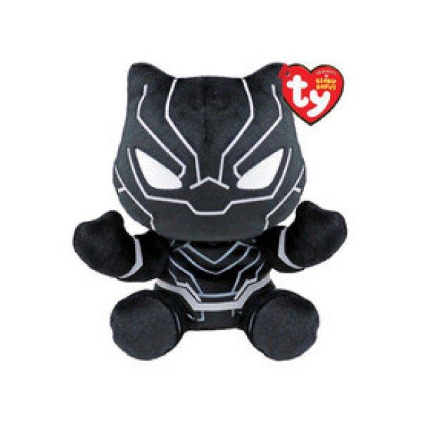 Beanie Babies SOFT plüss BLACK PANTHER, 15 cm