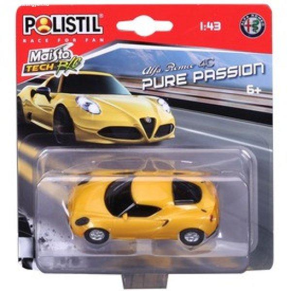 Maisto Tech 1 /43 Alfa 4C autó - többféle