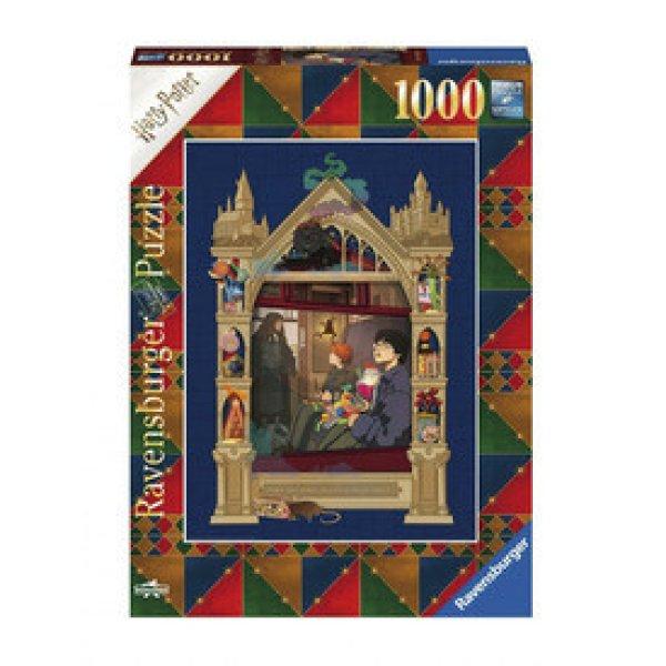 Ravensburger: Puzzle 1000 db - Harry Potter útban a Roxfortba