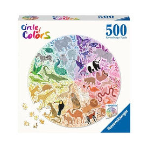 Ravensburger Puzzle kör 500 db - Állatok