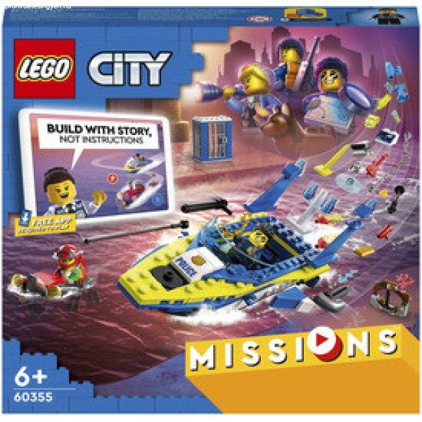 LEGO City Missions 60355 Vízirendőrség nyomozói küldetés