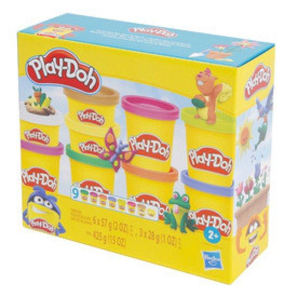 Play-doh 9 tégely színes gyurma csomag