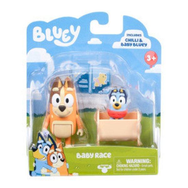 Bluey Figura Dupla Csomag Baby Bluey   Chilli