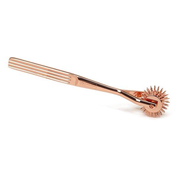  Three-Row Wartenberg Pinwheel Rose Gold 