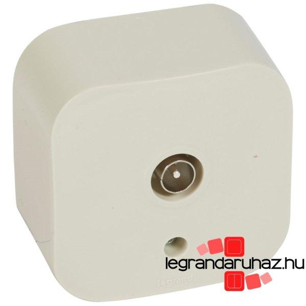 Legrand Forix IP20 falon kívüli TV antenna-csatlakozóaljzat, végzáró
bézs, Legrand 782445