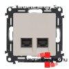 Legrand Valena Life 2xRJ45 Cat. 6A STP csatlakozaljzat elef