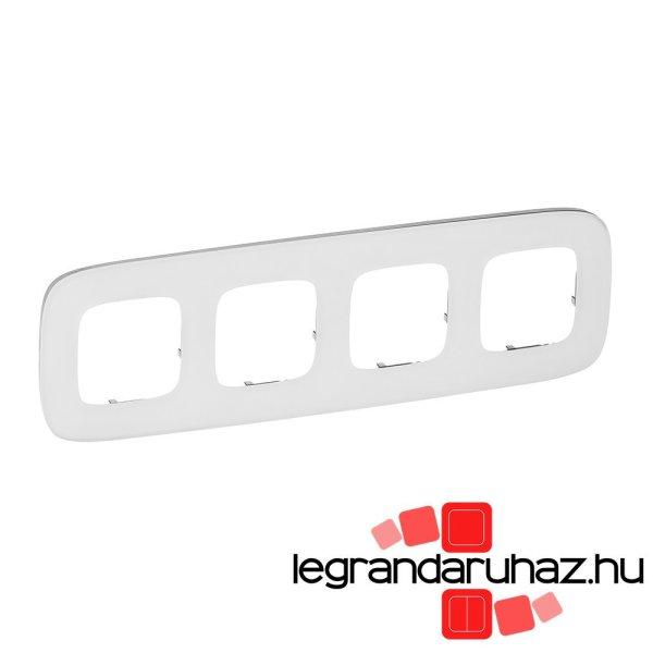 Legrand Valena Allure Négyes keret, Fehérüveg, Legrand 755544