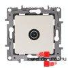 Legrand Nilo TV aljzat, tmen (14 dB), bzs, Legrand 76465