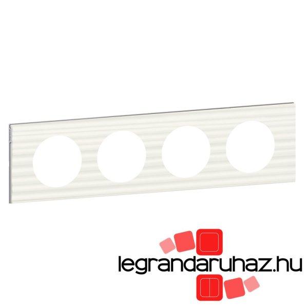 Legrand Céliane négyes keret, fehér corian, Legrand 069014