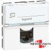Legrand LCS2 Cat.6 A UTP 2 modulos Program Mosaic aljzat, fe