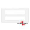 Legrand Program Mosaic keret 2x10 modulos, vzszintes, fehr