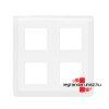 Legrand Program Mosaic keret 2x2x2 modulos, vzszintes, feh
