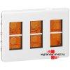 Legrand Program Mosaic sllyesztett doboz, 3x4 modulos, feh