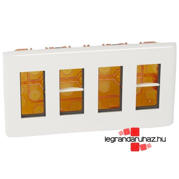 Legrand Program Mosaic süllyesztett doboz, 4x4 modulos, fehér , Legrand
078874L