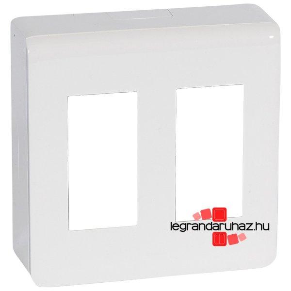 Legrand Program Mosaic keret 2x4 modulos, fehér , Legrand 078886L