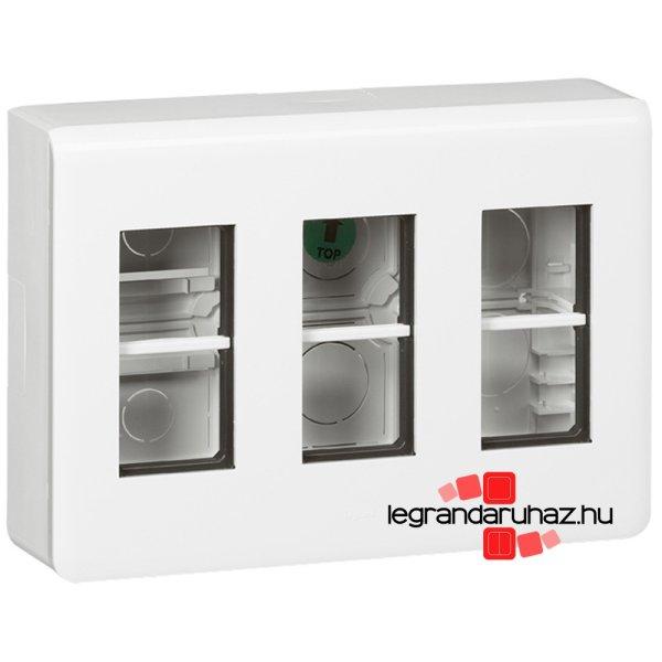 Legrand Program Mosaic keret 3x4 modulos, fehér , Legrand 078887L