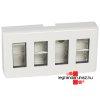 Legrand Program Mosaic keret 4x4 modulos, fehr , Legrand 07