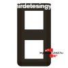 Legrand Program Mosaic 2x2 modulos keret, fggleges, antrac