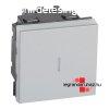 Legrand Program Mosaic keresztkapcsol 10A, 2 modulos, alum